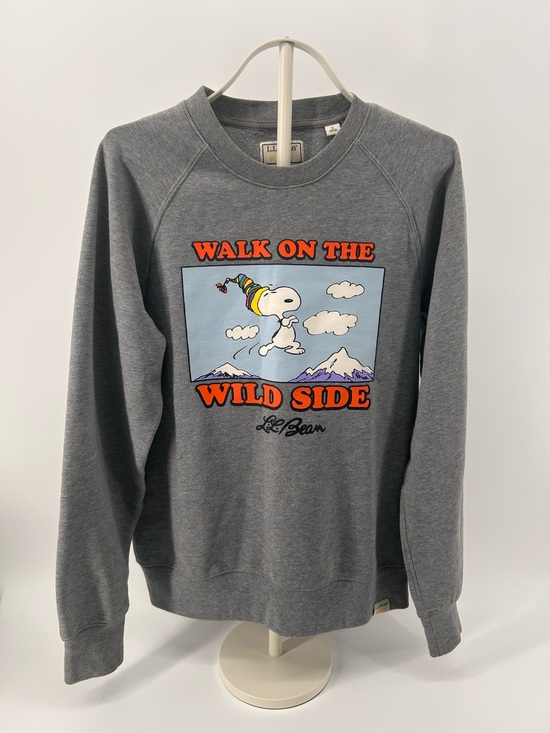 L.L. Bean Sweaters - LL Bean x Peanuts Snoopy Sweatshirt Small Gray